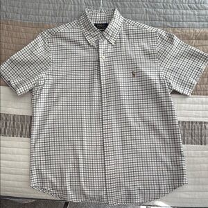 Polo by Ralph Lauren Black and White Casual Button Down Shirt
